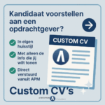 custom cv, uitzendbureau software